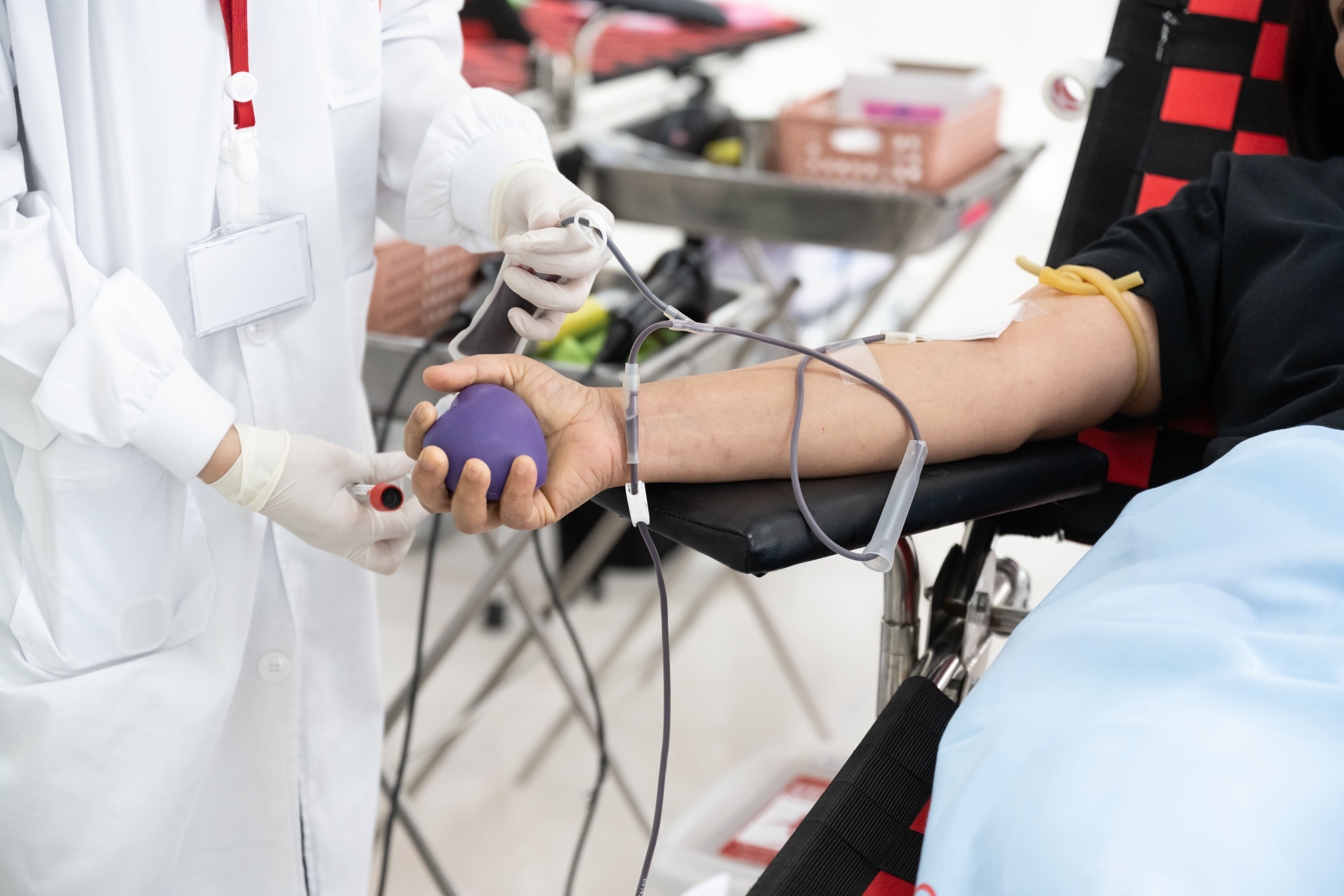 What is a central line infection (CLABSI)? Patient receiving treatment through a central venous catheter in a hospital.